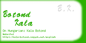 botond kala business card